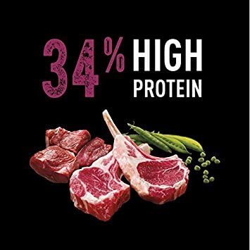 CRAVE Grain Free High Protein Natural Adult Dry Dog Food, Lamb, 4 lb | 34% protein, real animal protein, no by-product meal, no corn, wheat, soy, no artificial flavors, energy support