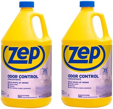 Zep Odor Control Concentrate 128 Ounce ZUOCC128 (1 Bottle), 1 Gallon Concentrate, No Scent