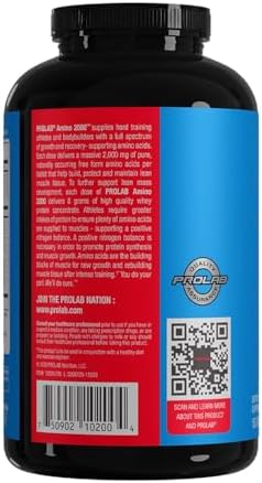 Prolab Amino 2000 Essential Amino Acids, BCAA Blend (150 Tablets)