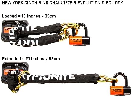 Kryptonite New York 1275 Cinch Ring Bike Chain Lock