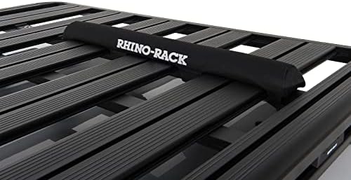 Rhino-Rack 27.5" Wrap Pads for Pioneer Platform, Roof Rack Pads with Two 11.5' Quick Straps, for Paddle Boards, Surfboards, Kayaks & Gear