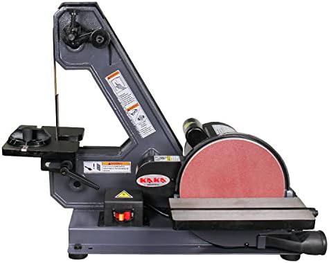 4 x 24 Belt & Oscillating Spindle Sander, KAKA INDUSTRIAL WS-100D | 5 sanding sleeves included