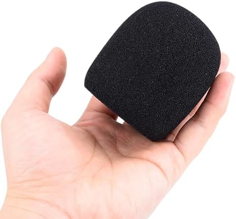 Mudder 5 Pack Foam Mic Cover Handheld Microphone Windscreen (5 Pack) | Fits Handheld Mics, Microphone Pop Filter, Microphone Muffler