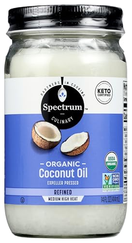Spectrum Naturals Organic Coconut Oil, 14 Oz (packaging may vary)