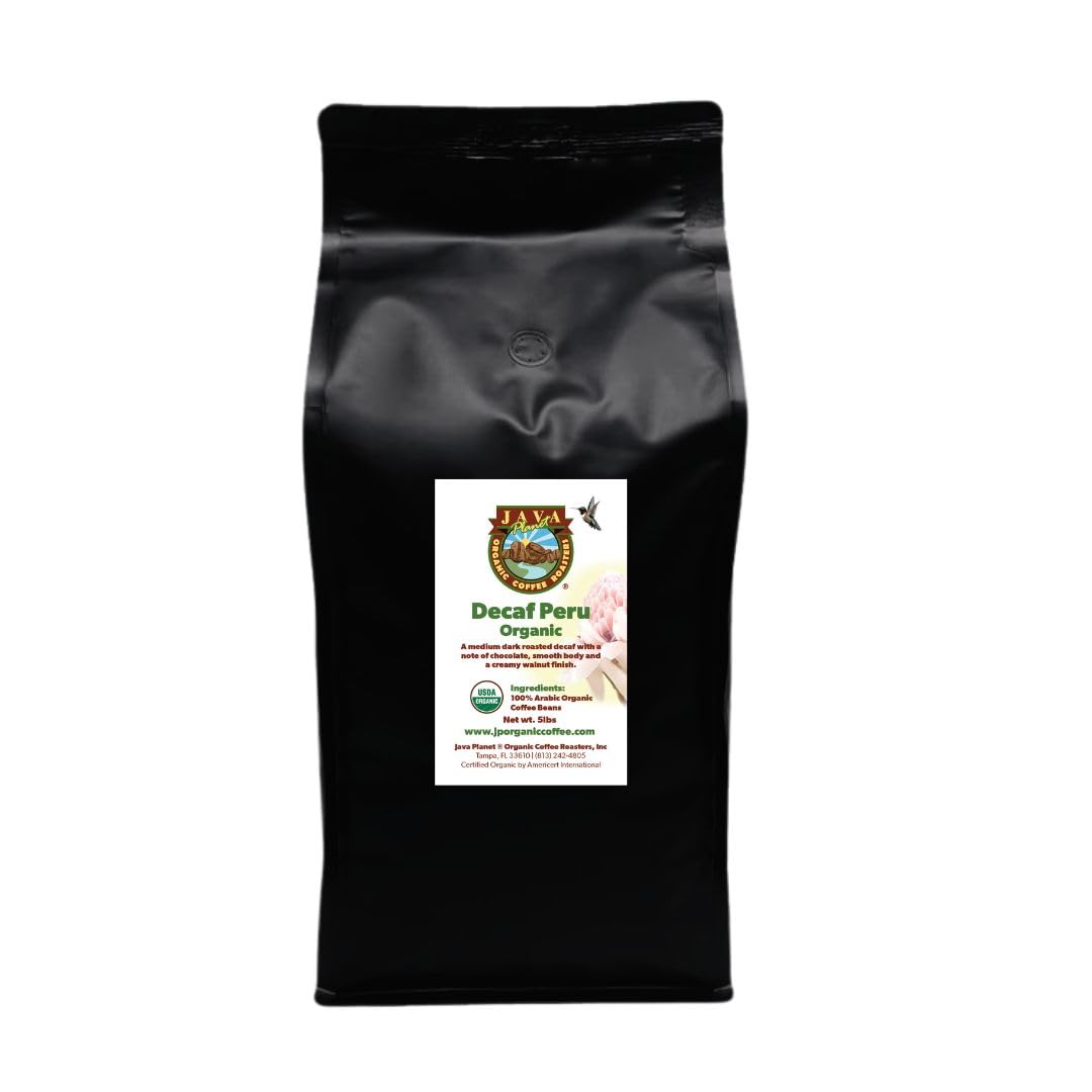 Java Planet Low Acid Organic Espresso Beans, Dark Roast Coffee Beans, 16 oz