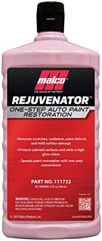 Malco Paint Rejuvenator - One Step Rotary Automotive Paint Restoration/Clear Coat Scratch and Swirl Remover/Re-Shine Old, Aged Paint to Look New / 32 Fl Oz (111732)