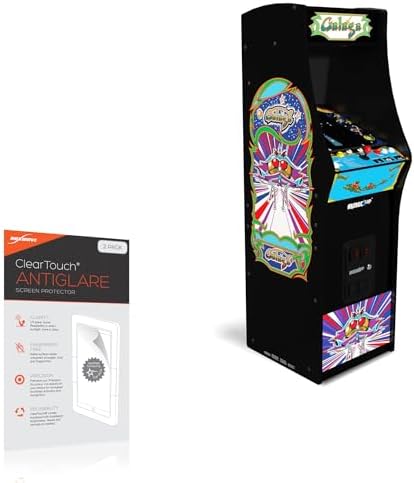 BoxWave Screen Protector Compatible with Arcade1Up Galaga Deluxe - ClearTouch Anti-Glare (2-Pack), Anti-Fingerprint Matte Film Skin