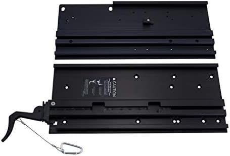 Motorguide 8M0095972 Universal Aluminum Quick-Release Bracket Kit for Electric Trolling Motors, Black Finish