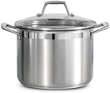 Tramontina Lock & Drain Stainless Steel 8-Quart Pasta Pot and Strainer