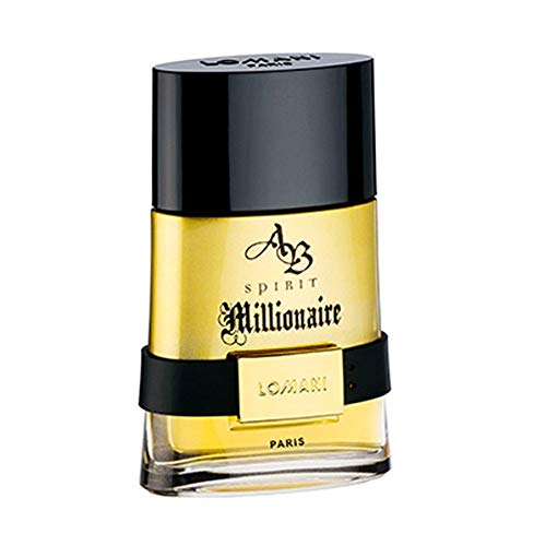 Lomani Ab Spirit Millionaire Eau De Toilette Spray for Men, Gold , 3.3 Ounce