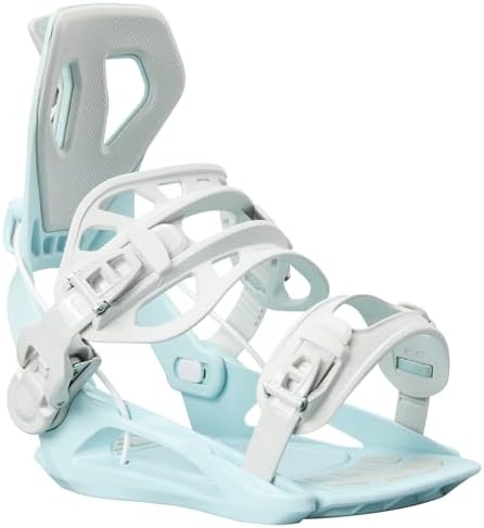 XCMAN Rear Step in Style Snowboard Bindings Lightweight Rear Entry All-Mountain Bindings for Men Women Easy in and Out