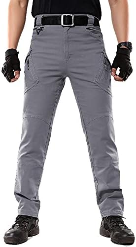 LABEYZON Men's Casual Cargo Work Pants Outdoor Lightweight Military Tactcial Pants for Men with 9 Pockets