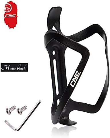 CNC Bike Water Bottle Holder，2-Pack Bike Bottle Cage for MTB Road Bike，Black