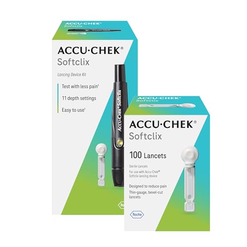 Accu-Chek Softclix Diabetes Lancing Device and 110 Softclix Lancets
