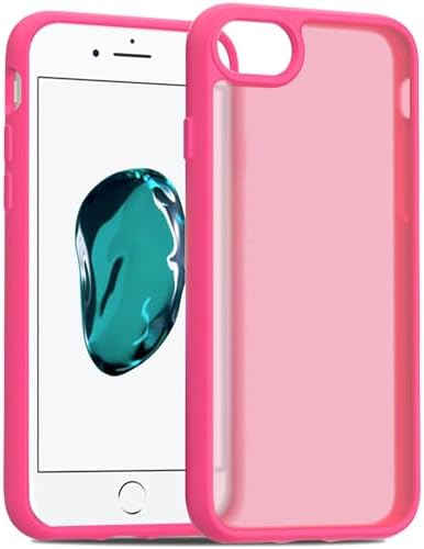 TENOC Phone Case Compatible with iPhone SE (2nd 2020 and 3rd 2022 Generation) & iPhone 7 & iPhone 8, Clear Case Shockproof Protective Bumper Slim Cover for 4.7 Inch