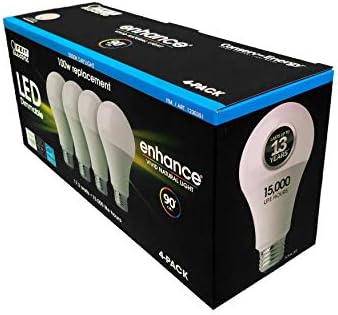 Feit Dimmable LED 5000K Daylight 4-Pack (100W Replacement) 17.5W