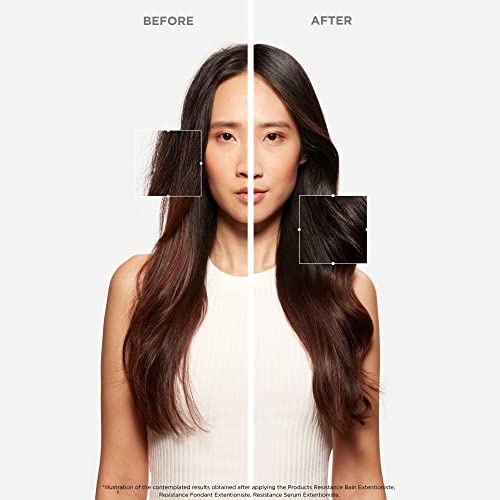 KERASTASE Resisitance Extentioniste Thermique - Heat Protecting Leave In Cream, Strengthens and Prevents Damage, Seals Split Ends
