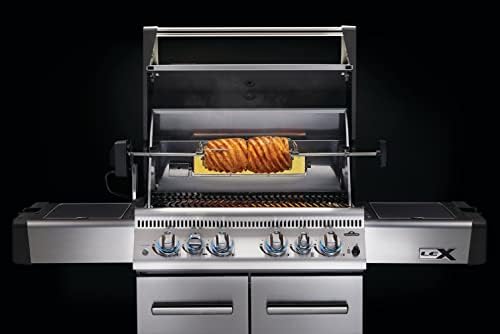 Napoleon Heavy Duty Rotisserie Kit for Large Grills - Fits Prestige PRO 500, P500, and LEX 485 Gas Grills, Fits Grill Heads Up To 31 Inches Wide
