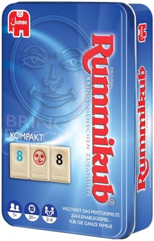 Original Rummikub Premium Compact | The classic game among party games for on the go - for adults and children