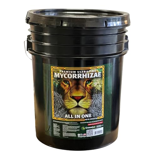 GreenGro Myco Mycorrhizal Inoculant, 8 oz, from Superior Strains | Ultrafine, Water Soluble Root Enhancer, Improves Nutrient Uptake, Eases Transplant, Indoor & Outdoor Plant Fertilizer
