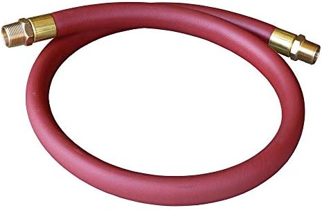 Reelcraft S601026-50 Low Pressure Air/Water Hose Assembly, 3/4" x 50', 250 Psi, 3/4" x 3/4 NPTF(M), 1.075 OD, PVC Nylon