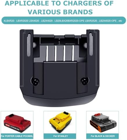 20 Volt LithiumIon Battery Charger LCS1620 for Black & Decker for Porter Cable for STANLEYBattery 12V 14.4V 18V 20 Volt Batteries LBXR20 LCS1620B