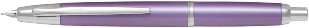 Pilot Fountain Pen Capless Decimo, Dark Gray Myca Body, F-Nib