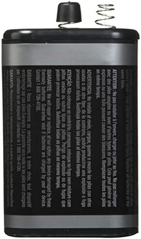 Eveready Super Heavy Duty 1209 6 Volt Spring Lantern Battery