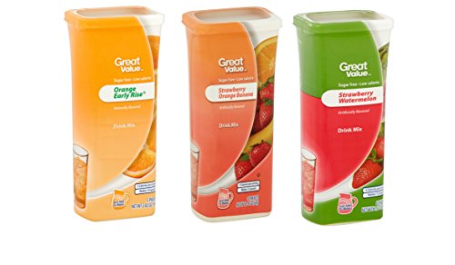 Great Value Drink Mix, Sugar Free, Early Rise Orange