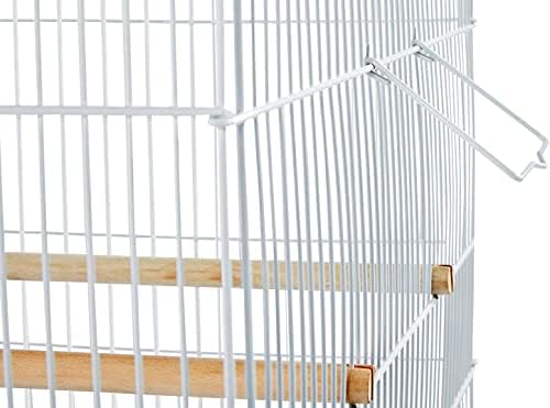 55" X-Large with 3/8-Inch Tight Bar Spacing for Multiple Flight Small Size Bird Aviary Budgie Canary Finches Breeding Home Cage with Removable Rolling Stand