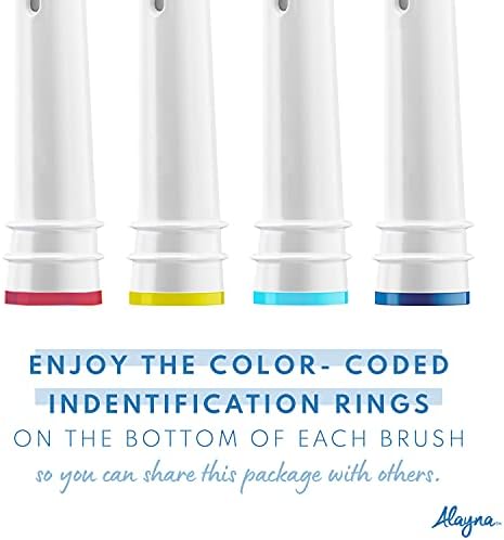 Alayna Replacement Toothbrush Heads for Oralb 20 Cross Compatible with Oral-B Braun Electric Toothbrush Fits Oral b Action Pro 1000 Floss Kids Clean