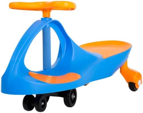 Wiggle Car Ride On Toy - No Batteries, Gears or Pedals - Twist, Swivel, Go - Outdoor Ride Ons for Kids 3 Years and Up by Lil' Rider (Hot Pink and Black)