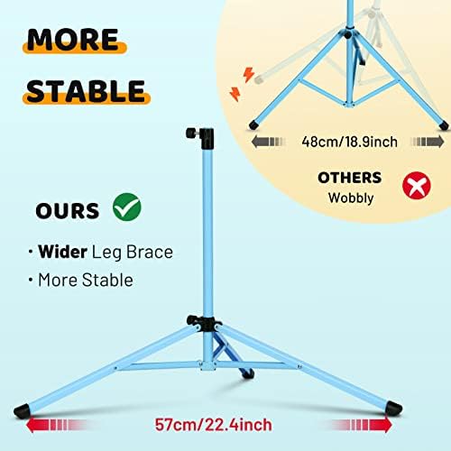 CAHAYA Sheet Music Stand Portable Folding Dual Use Desktop Book Holder