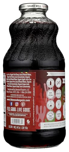 Lakewood Organic Smart Healthy Tart Juice, Cherry, 32 oz