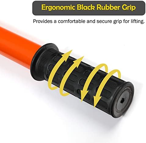 PIRIPARA 50.9" Timberjack Log Lifter, Adjustable Log Roller Cant Hook, Heavy Duty Steel Log Jack, Logging Tools for Rolling and Raising Up The Logs