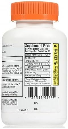 Quality Choice Daily Fiber Capsules for Regularity, 160 Count