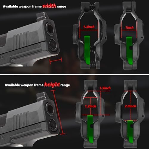 Universal OWB Holster for Most Compact/Full Size Pistols
