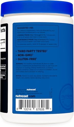 Nutricost Creapure® Creatine Monohydrate 500 Grams