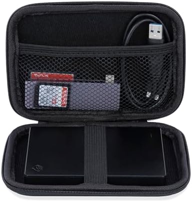 Ginsco Hard Shell Travel Case for Seagate Portable 1/2TB 5TB External Hard Drive, for UnionSine 500GB/1TB Ultra Slim Hard Drive