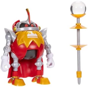 Sonic the Hedgehog 4-inch Heavy King Eggrobo Action Figure with Spike Trap Accessory. Ages 3+ (Officially licensed by Sega)