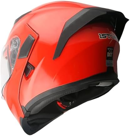 1Storm Motorcycle Modular Full Face Helmet Bike Flip up Dual Visor Sun Shield: HB89 Matt Black