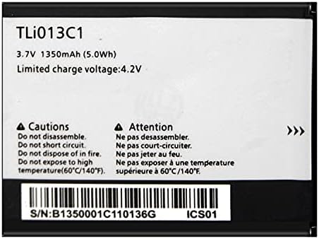Battery TLi013C1 for TracFone Alcatel My Flip Myflip A405DL Replacement