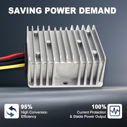 DC 8-36V to 12V Boost Buck Converter, 6A 72W Voltage Regulator DC Step Up Step Down Power Supply Module for Car Truck RV Automotive Electronics LED Driver