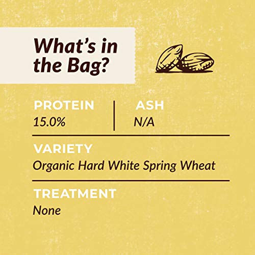 100% Organic Hard Red Spring Wheat Berries- 25 lbs