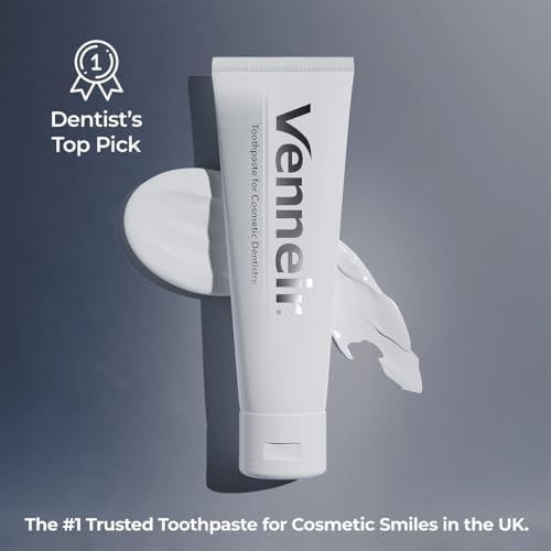 Venneir® Professional Toothpaste for Veneers, Implants, Bondings, Crowns & Sensitive Teeth — Stain Removing, Whitening, Natural, SLS Free