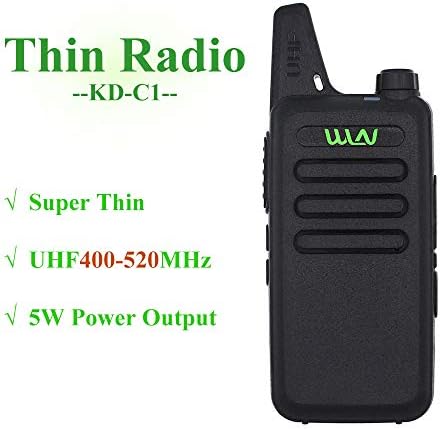 UHF 400-470 MHz MINI-handheld WLN KD-C1 Walkie Talkie Transceiver Radio …