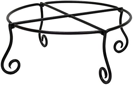 Achla Designs Piazza Flower Pot Plant Stand, Small,Black