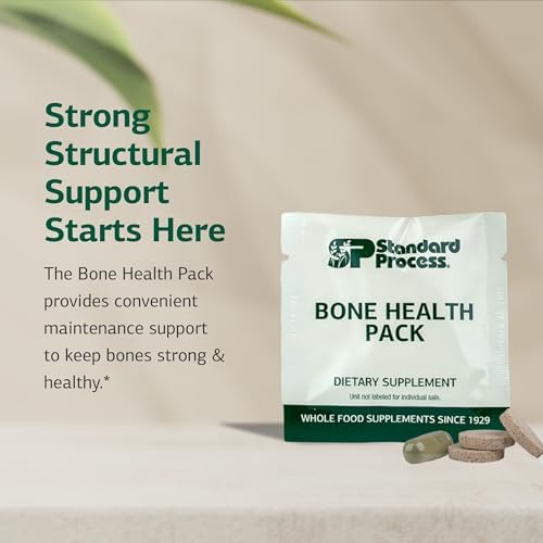 Standard Process Bone Health Pack - Supports & Maintains Healthy Bone Density with Calcium