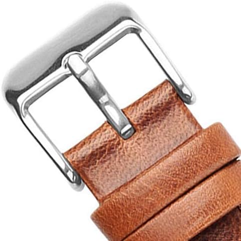 Fullmosa 22mm Quick Release Leather Watch Band for Garmin Samsung Galaxy | Strap for Garmin Vivoactive 4 45mm,Garmin Venu 4(45mm)/Venu 3/Venu 2,Samsung Galaxy Women Men, Red&Silver Buckle