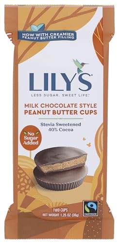 Lily's Chocolate Milk Chocolate Peanut Butter Cups, 1.25 OZ